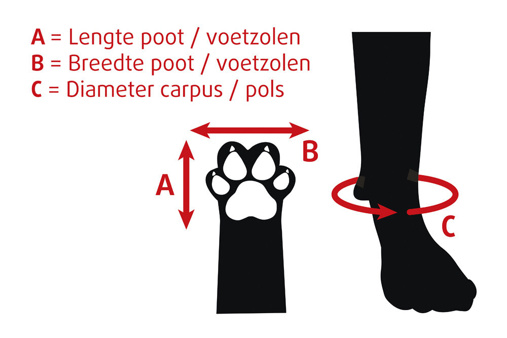 Beeztees - Beschermingsschoen Hond - 2 Stuks - Zwart - M