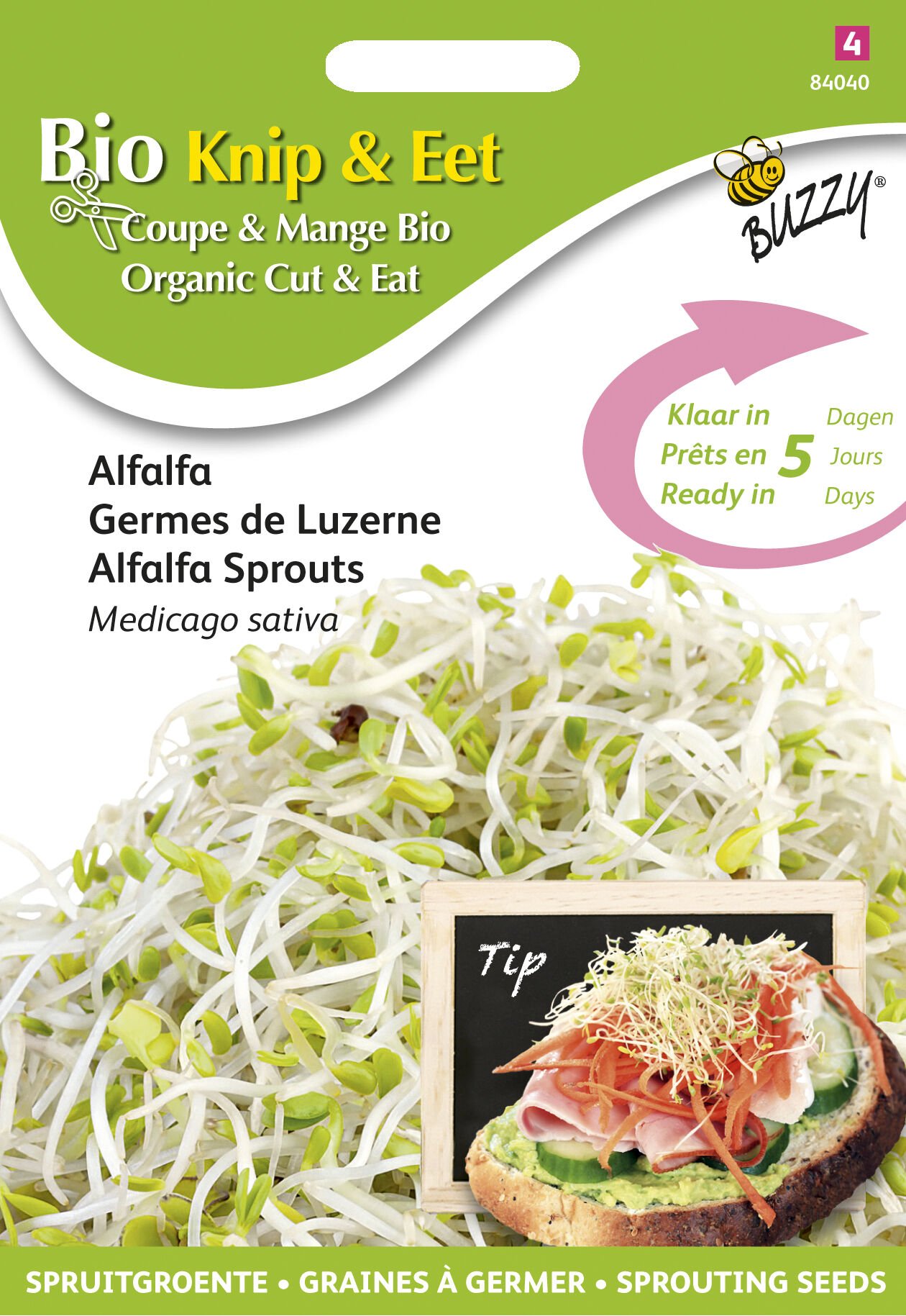 Buzzy® Organic Sprouting - Alfalfa