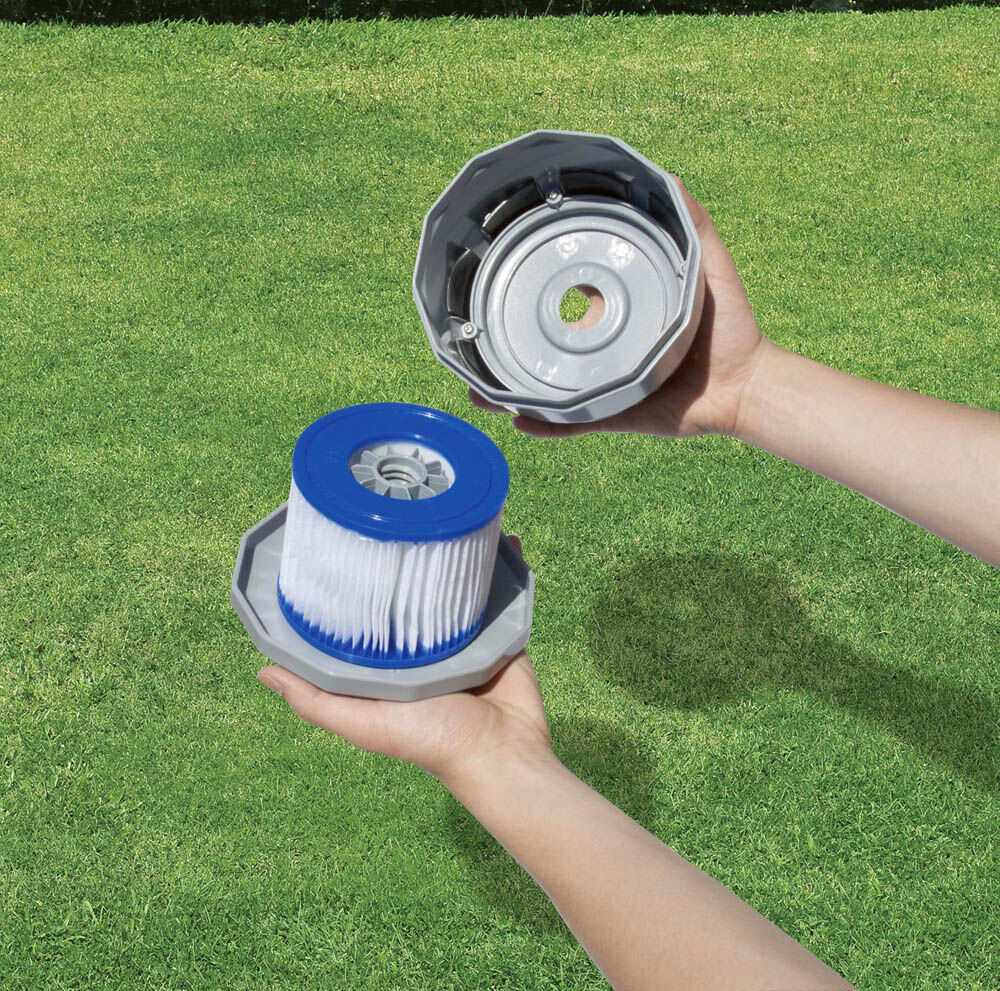 Bestway Lay-Z-Spa - Filter - 2 stuks - Wit - 16x10.6x10.6 cm