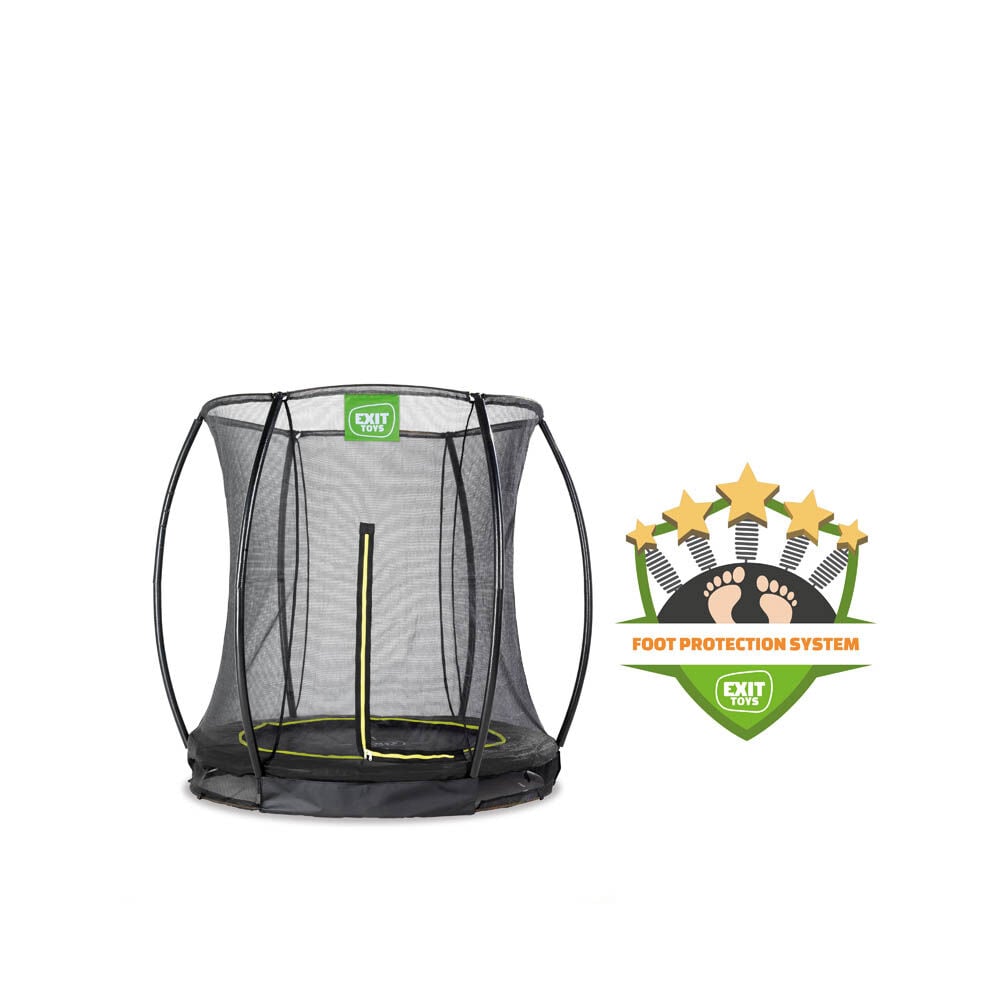 Exit Silhouette - Inground trampoline - Zwart - 183 cm