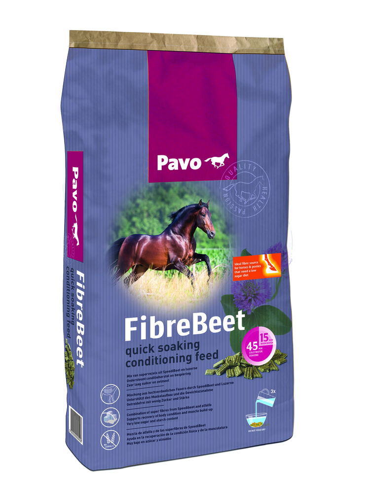 Pavo FibreBeet - Basisvoeding - 15 Kilogram - Zak