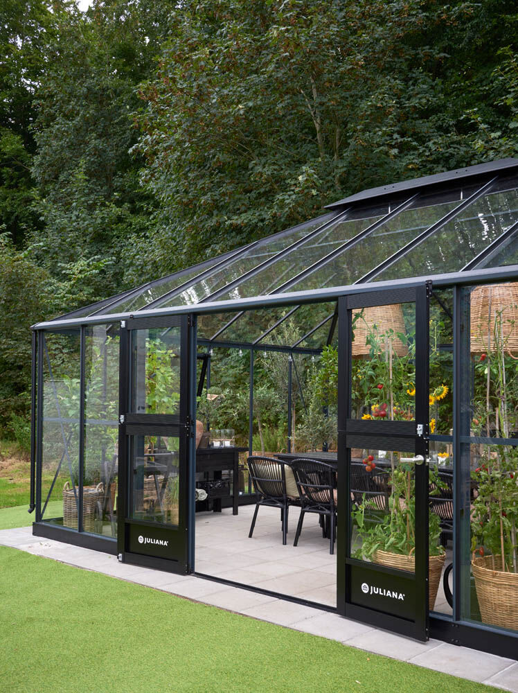 Juliana Grand Oase - Tuinkas - Grijs - 331x583x439 cm - Veiligheidsglas