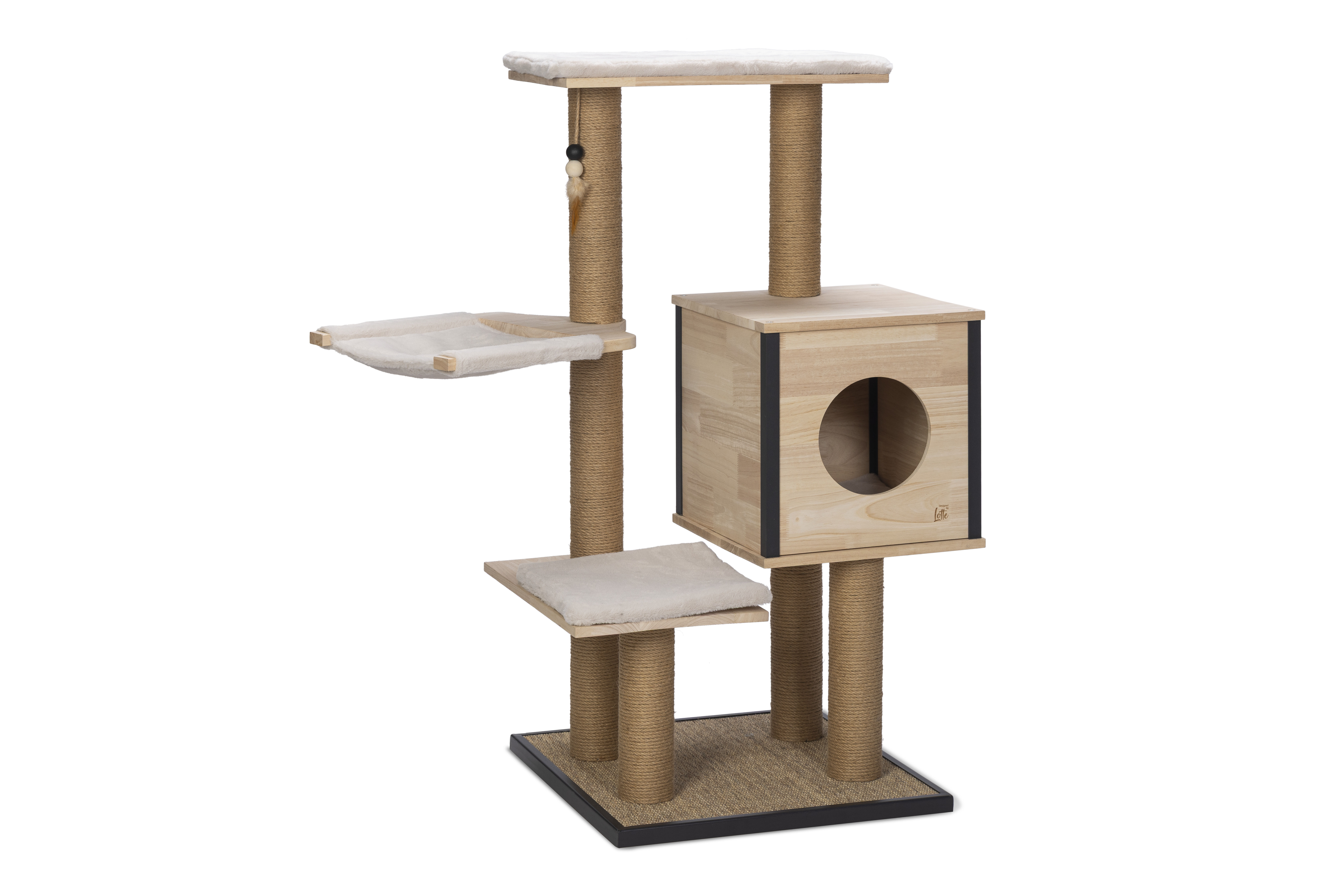 Designed by Lotte Nela - Krabmeubel - Bruin - 124x56x56 cm