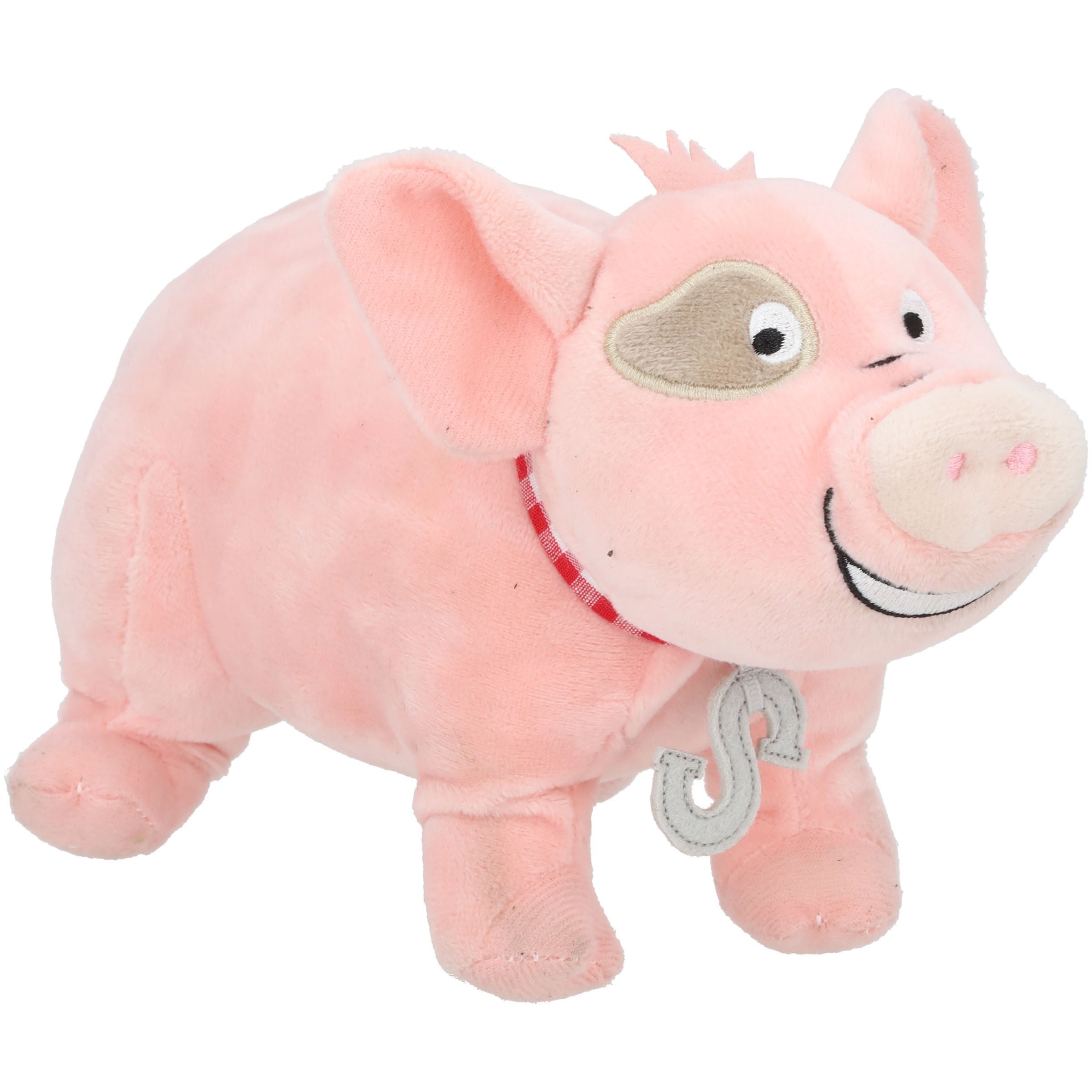 Fien & Teun Pluchen Pop Sebas Varken - Knuffel - roze