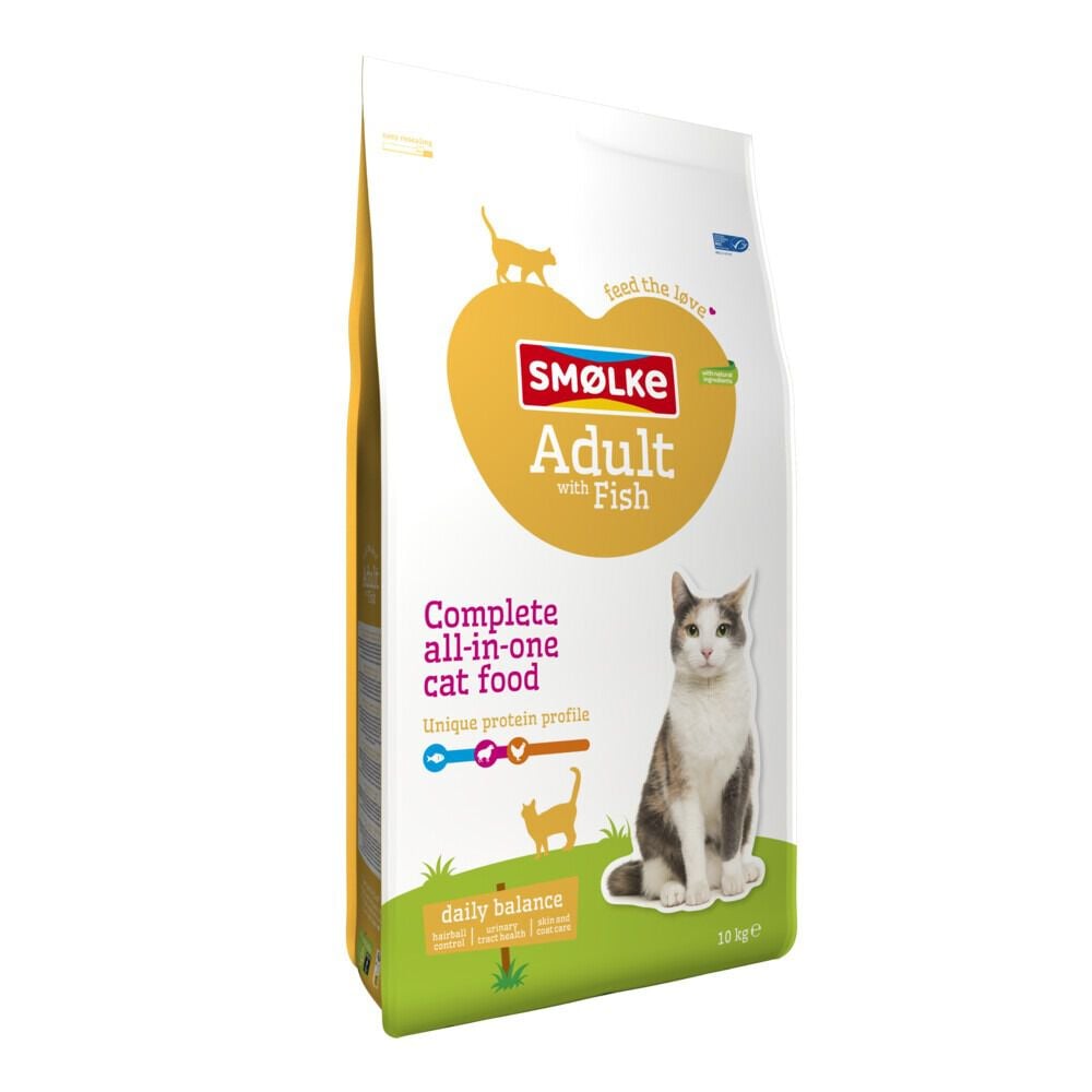 Smölke Adult - Kattenvoer - 10 Kilogram - vis Smölke Adult - Kattenvoer - 10 Kilogram - vis