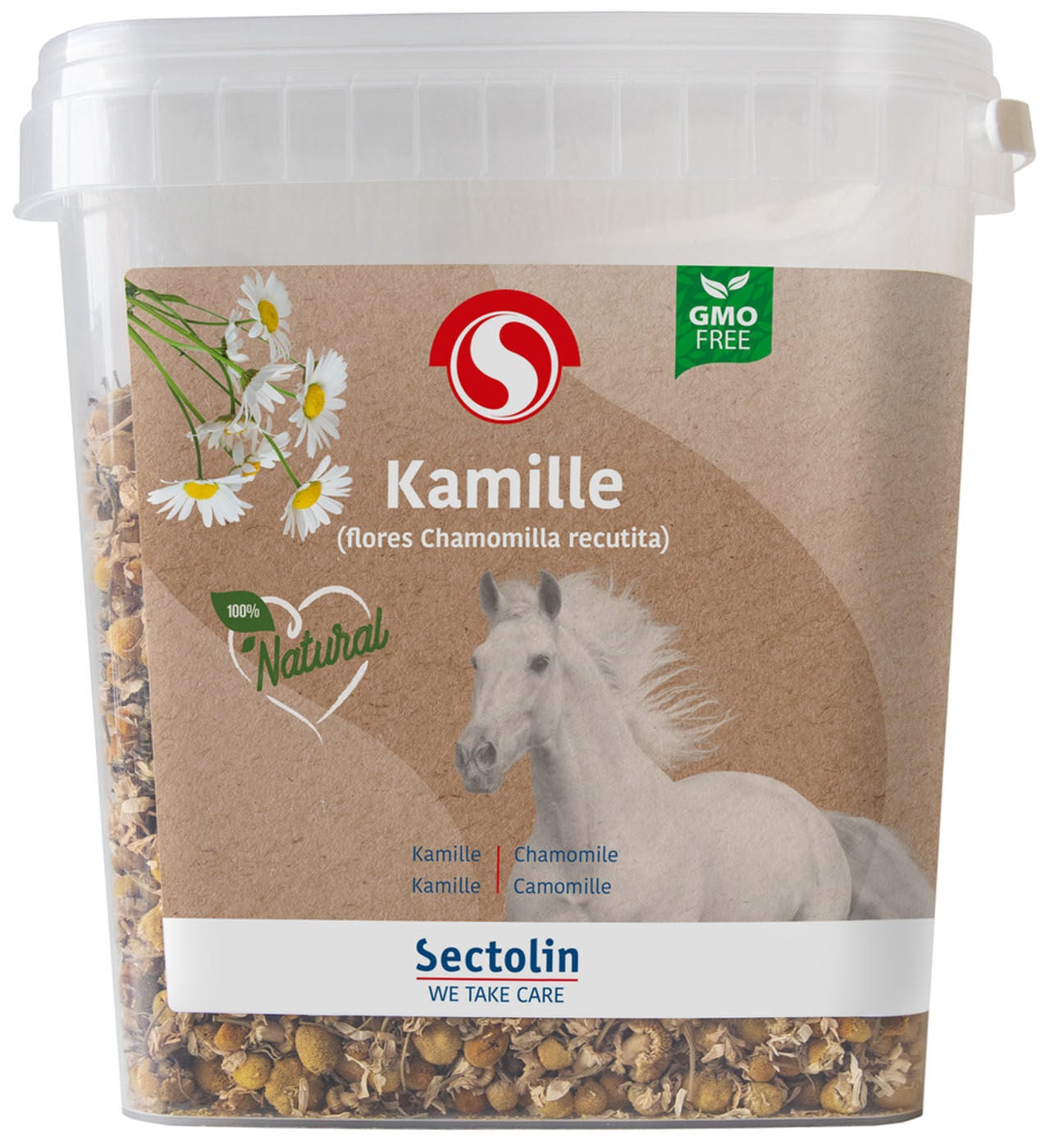 Sectolin Kamille Kruid - Kalmeringssupplement Paard - 0.5 Kilogram - Emmer Sectolin Kamille Kruid - Kalmeringssupplement Paard - 0.5 Kilogram - Emmer