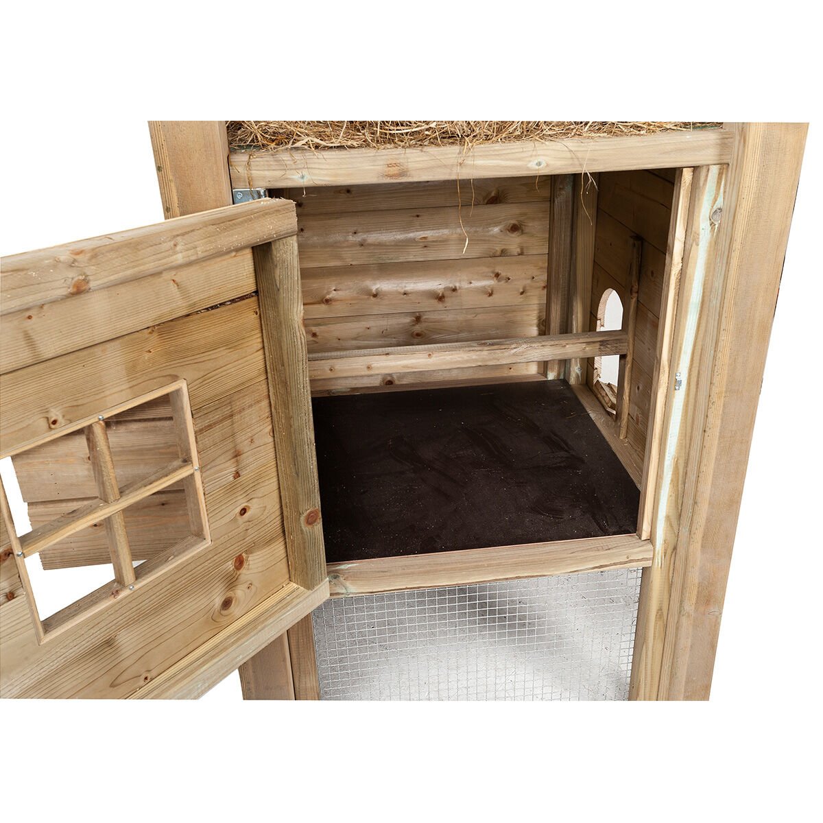 Glorenza Hooiberg Sem - Kippenhok - Naturel - Links