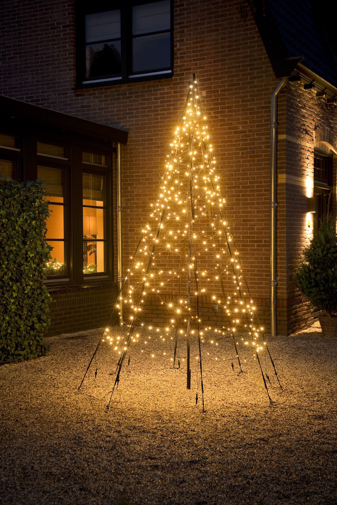 Fairybell 3 meter - Vlaggenmast kerstboom - 480 - Warm wit - 300 cm Fairybell 3 meter - Vlaggenmast kerstboom - 480 - Warm wit - 300 cm