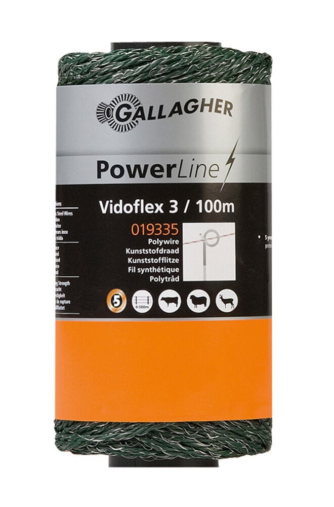 Gallagher Vidoflex 3 - 15 cm - 100 Meter - Groen - 8 cm - 10000 cm