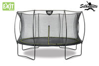 EXIT Silhouette - Trampoline - Zwart - 366 cm