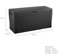 Keter Comfy - Opbergbox - 57.3x45x117.5 cm
