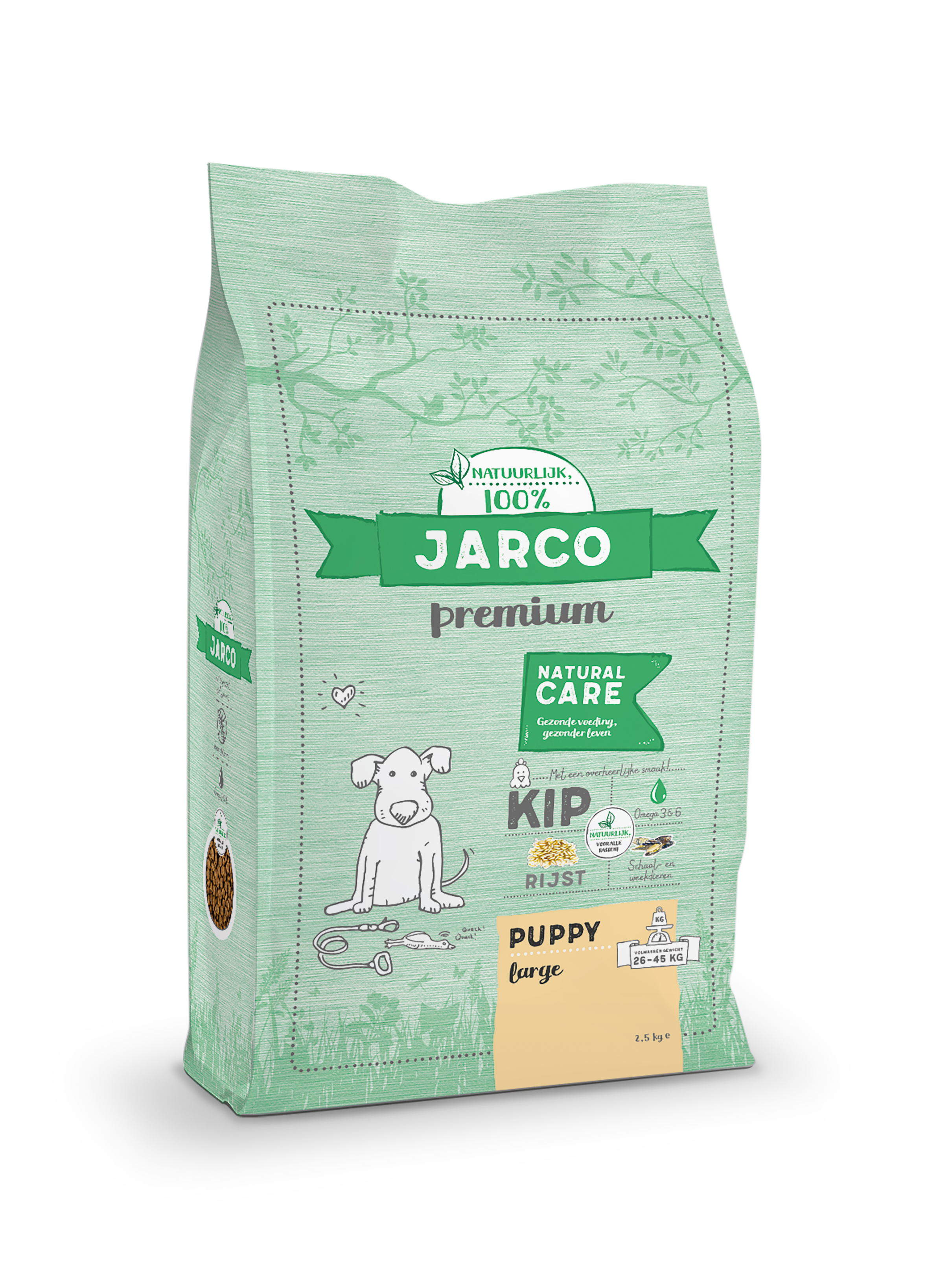 Jarco Dog Large Pup - Hondenvoer - 12.5 Kilogram - kip Jarco Dog Large Pup - Hondenvoer - 12.5 Kilogram - kip