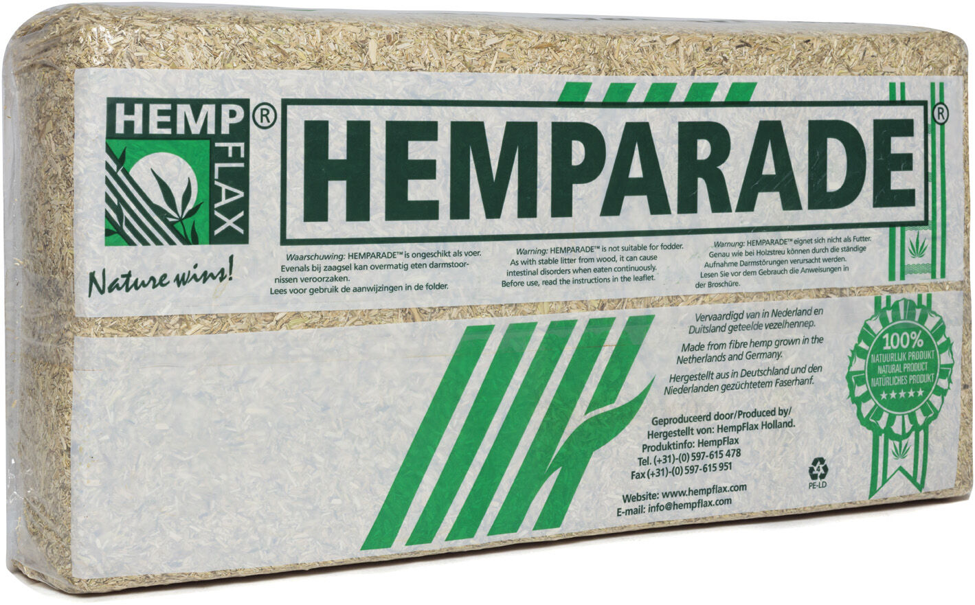 Hemparade Hennepstrooisel - Bodembedekker - 14 kg