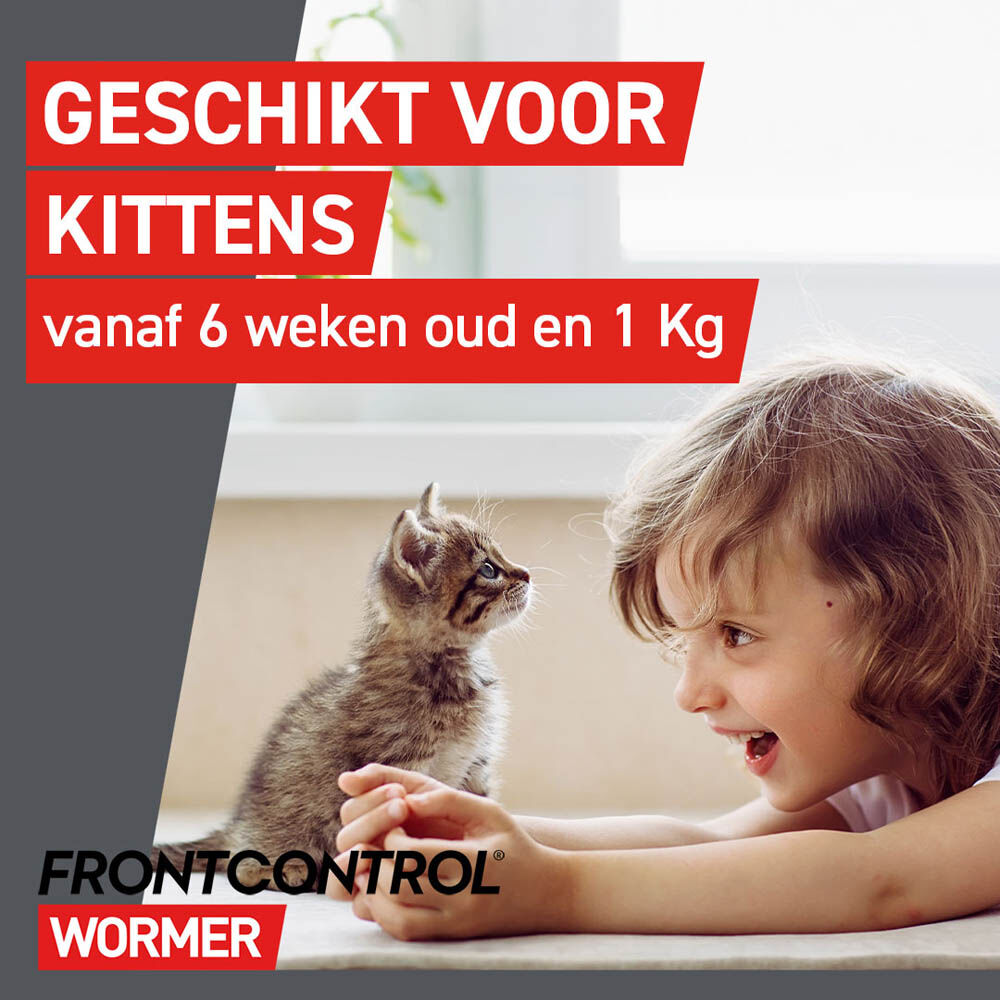 Frontcontrol - Ontwormer Kat - 2 tabletten - 2 Stuks