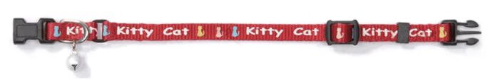 Beeztees Kitty Cat - Kittenhalsband - Rood - 16 tot 23 cm