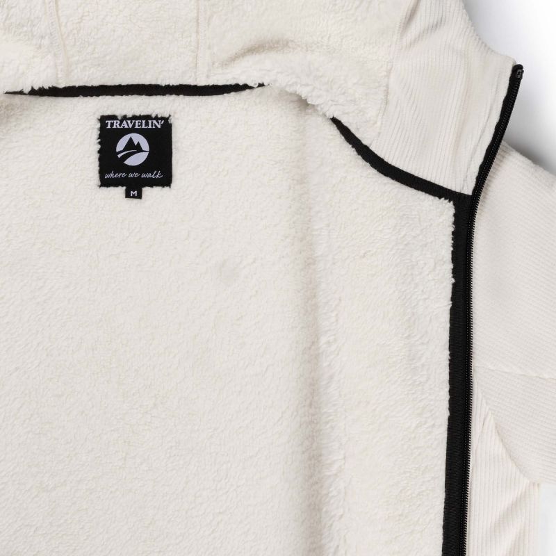 Travelin Kirsten - Fleecevest - Wit - XL