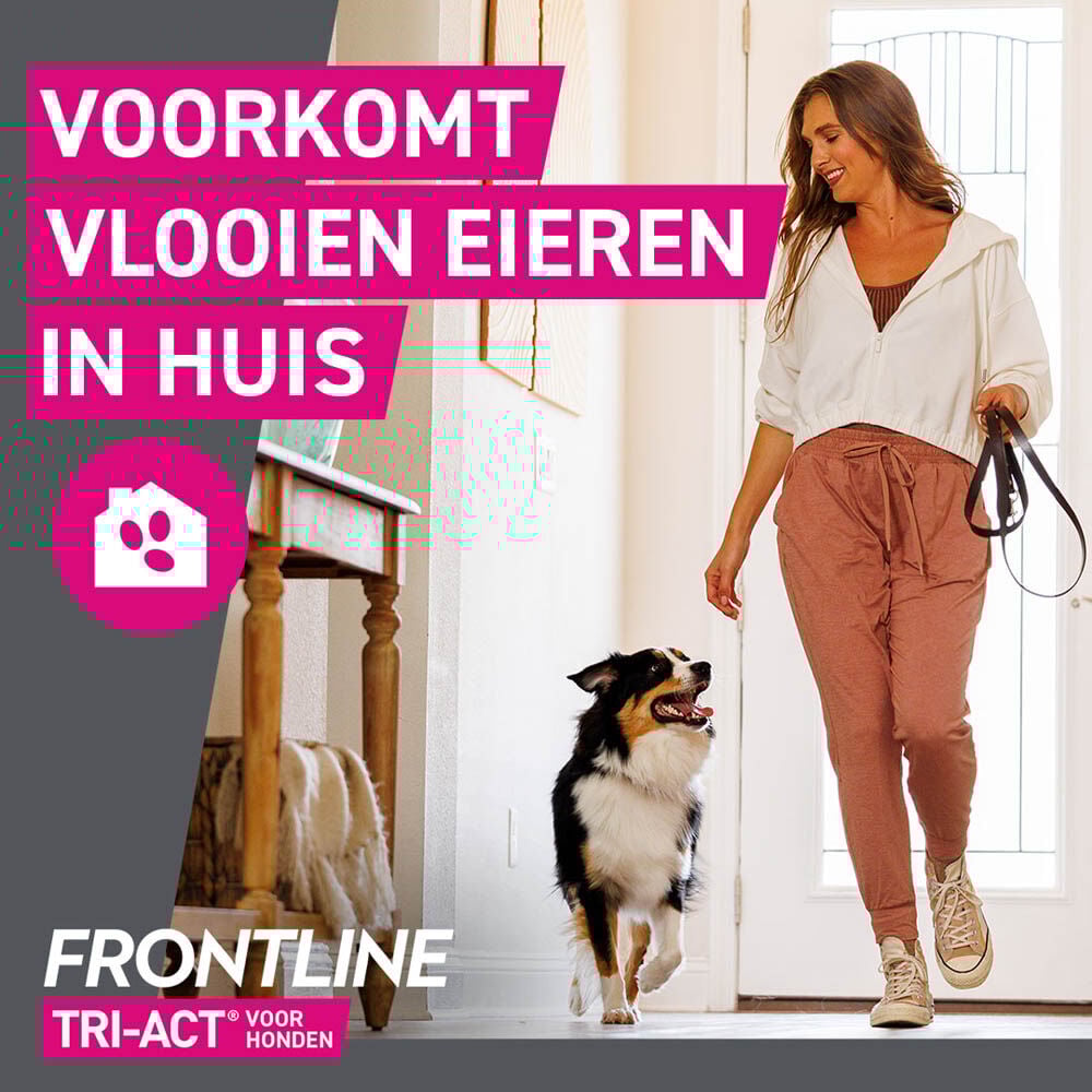 Frontline Tri-Act M - Teken en vlooienpipet - 3 pipetten - 3 Stuks - M