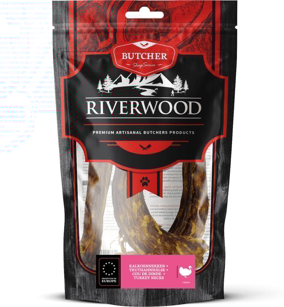 Riverwood Butcher Shop Series Kalkoennekken - Hondensnack