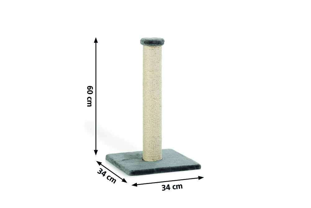 BEEZTEES Gina - Krabpaal - Grijs - 62x34x35 cm