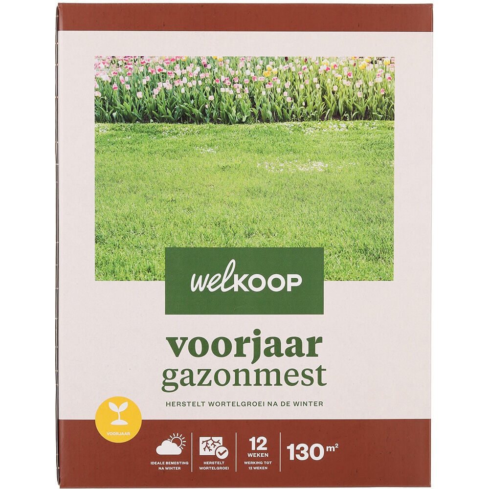 Welkoop - Voorjaar Gazonmest - 130 m2 - 4 Kilogram Welkoop - Voorjaar Gazonmest - 130 m2 - 4 Kilogram