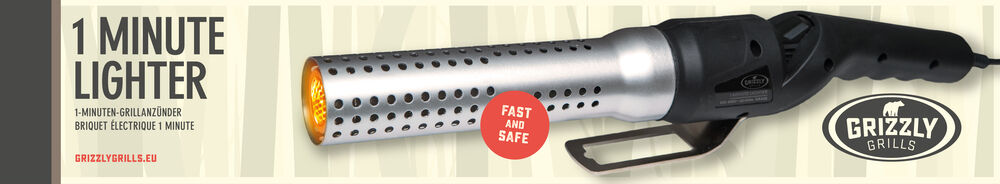 Grizzly Grill - One Minute Lighter - Aansteker - rvs