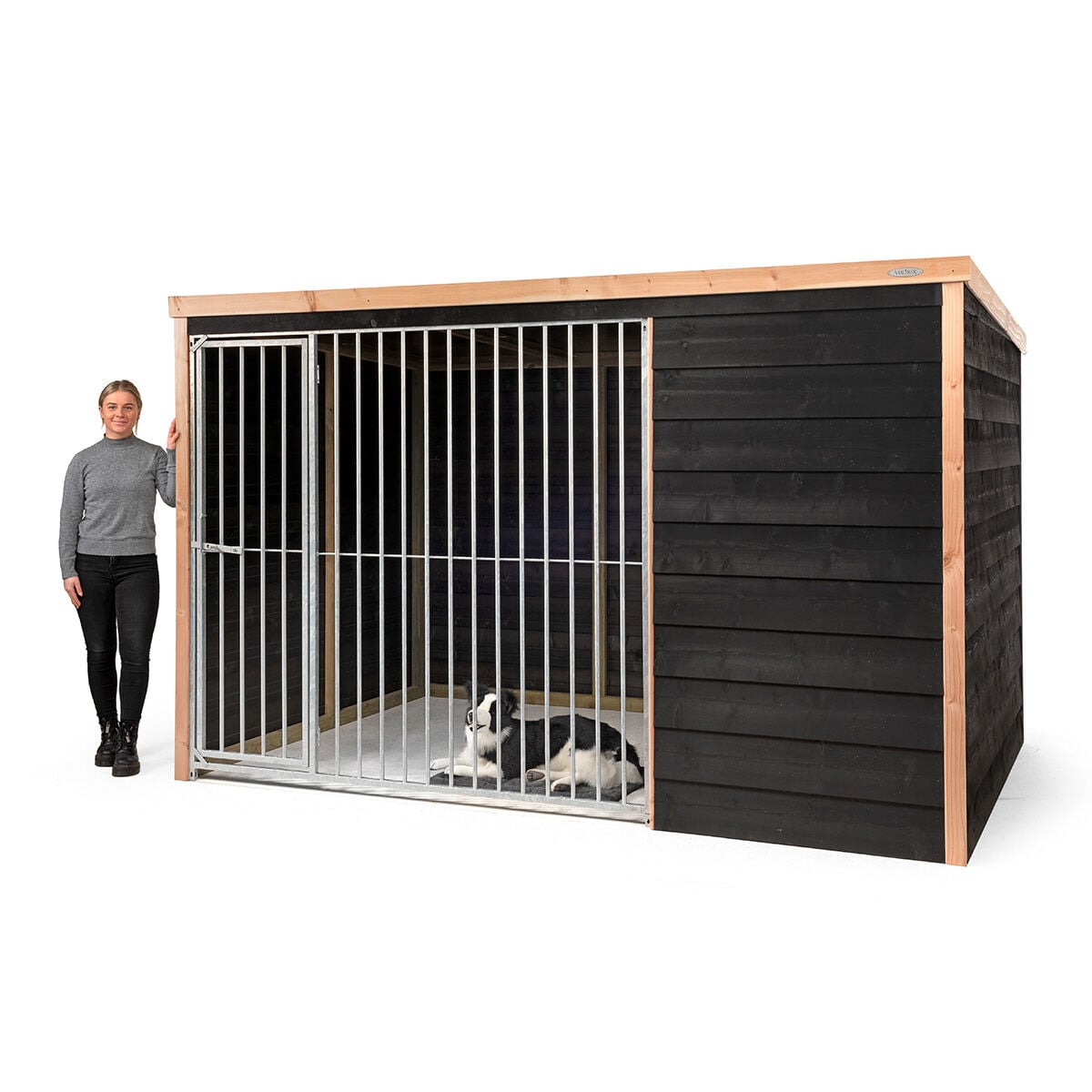 Voldux Bas - Hondenkennel - 196x208x316 cm