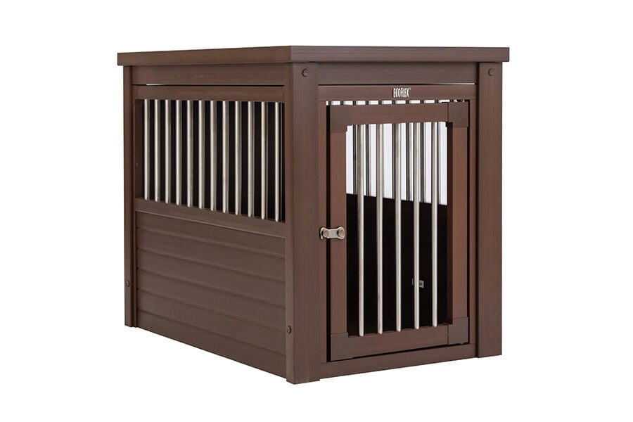 New Age Pet® InnPlace Crate - Hondenbench meubel - bruin - 70x108x78 cm - XL