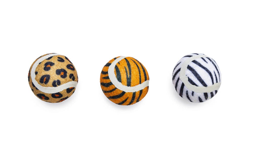 Beeztees Tennisballen Jungle - Kattenspeeltje Beeztees Tennisballen Jungle - Kattenspeeltje