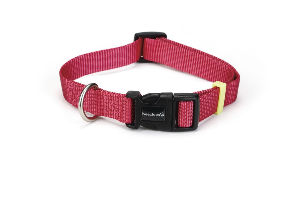 Beeztees Uni - Halsband Honden - roze - 26 tot 40 cm Beeztees Uni - Halsband Honden - roze - 26 tot 40 cm