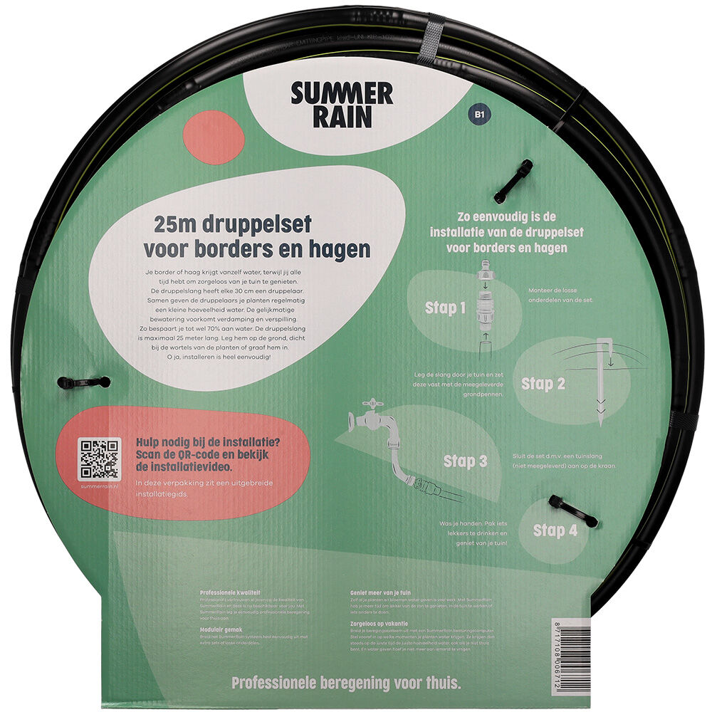 SummerRain Borders en hagen - Druppelset - 25m - 25 m