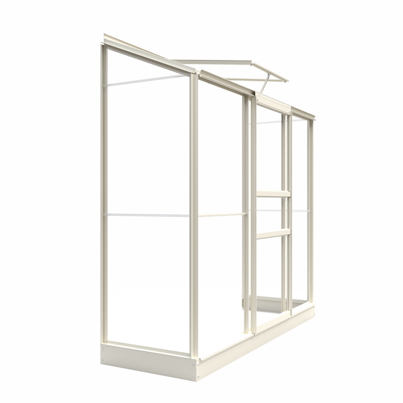 Royal Well Emma II - Muurkas - Wit - 194x194x69 cm - Veiligheidsglas