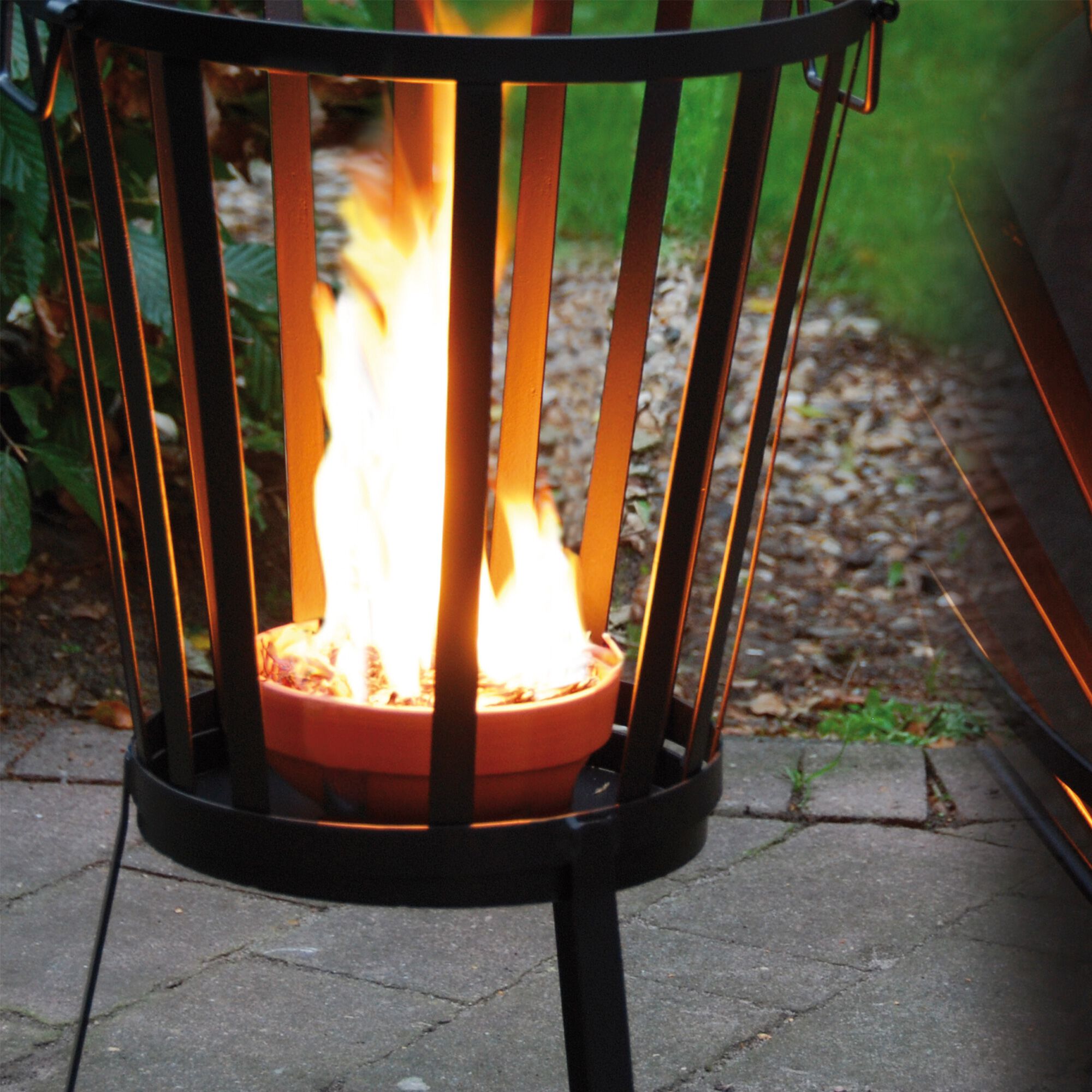 Esschert Design - Vuurkorf - Rond - Zwart - Staal - 34 cm