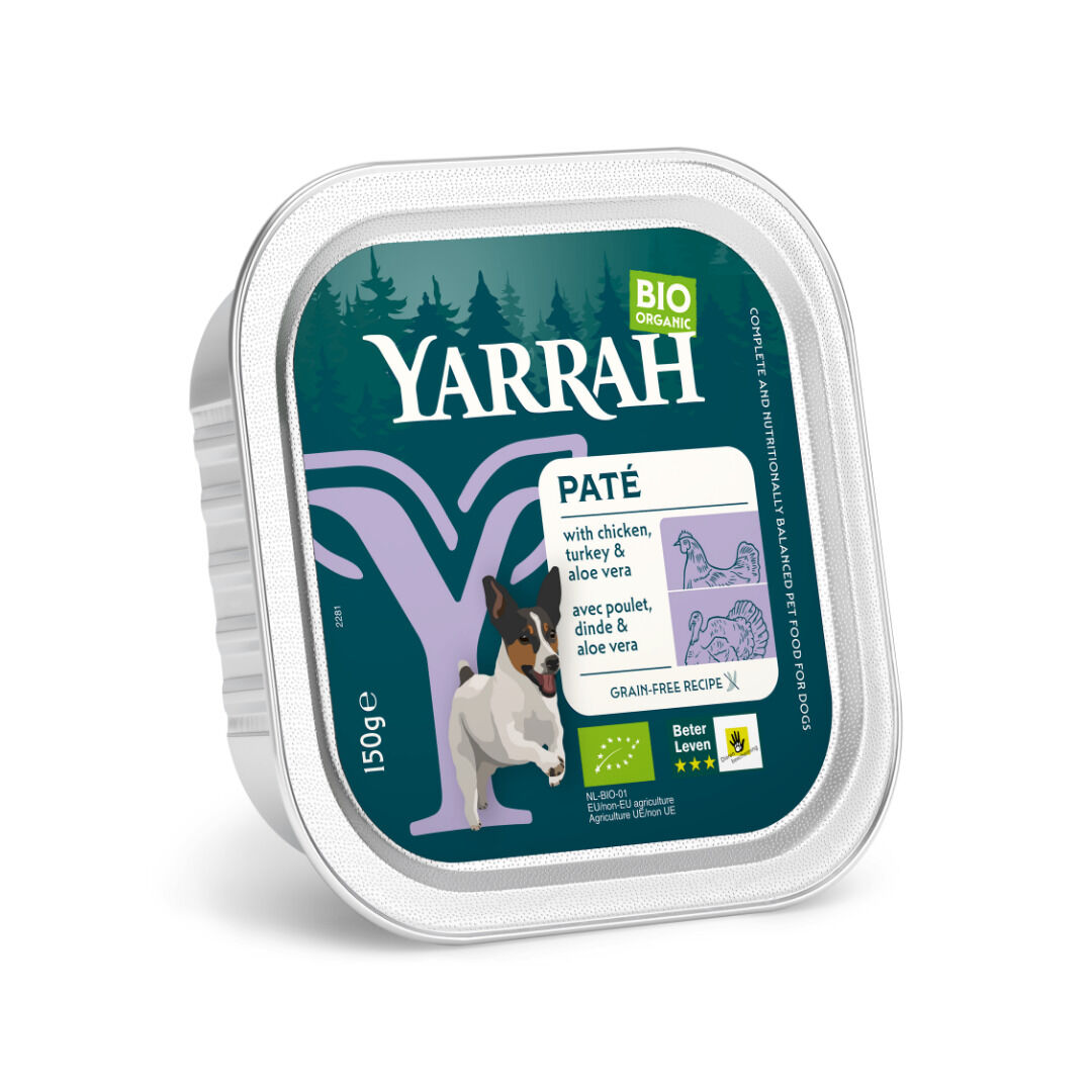 Yarrah Bio Pate Graanvrij - Hondenvoer Yarrah Bio Pate Graanvrij - Hondenvoer