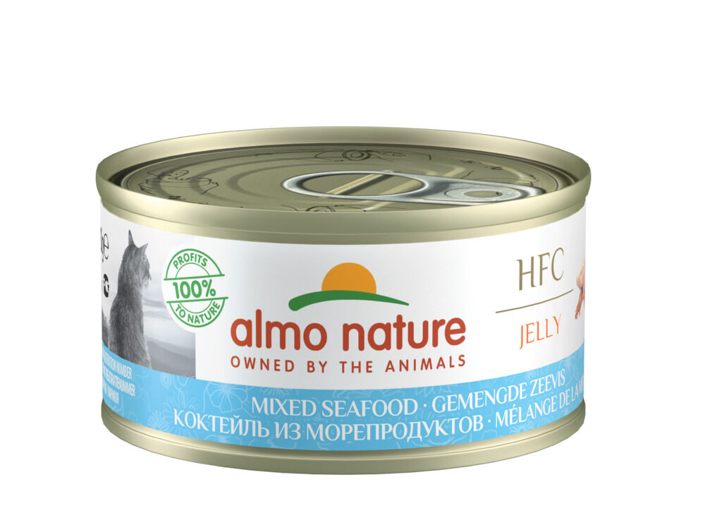 Almo Nature HFC Jelly - Kattenvoer - 70 Gram - vis Almo Nature HFC Jelly - Kattenvoer - 70 Gram - vis