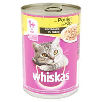 Whiskas Adult - Kattenvoer - 400 Gram - kip