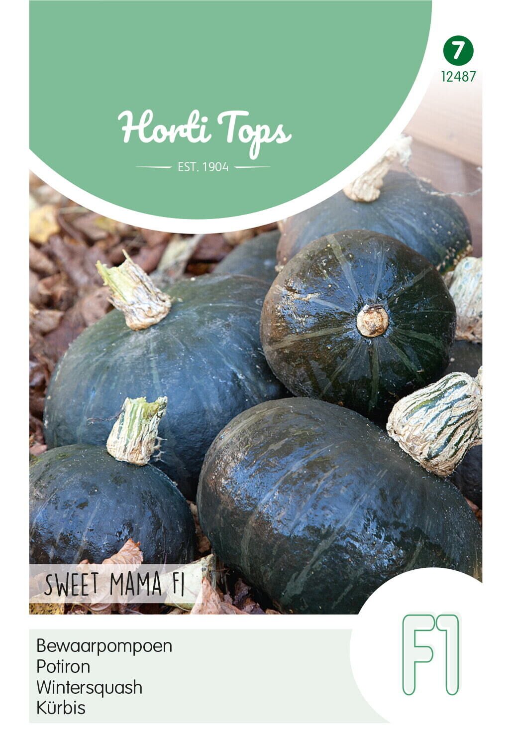 Hortitops Pompoenen Cucurbita maxima Nutty Delica F1 Hybride - Kalebas/Pompoen