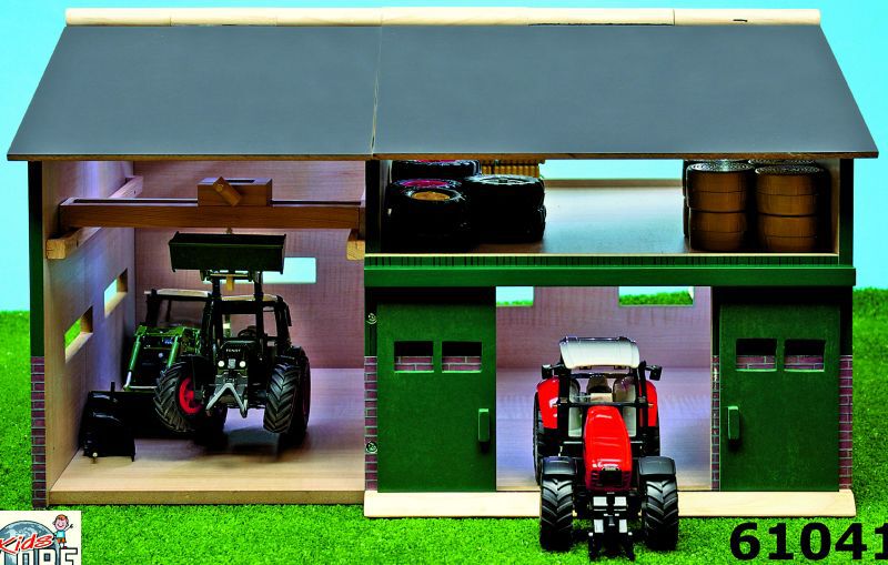 Kids Globe Werkplaats met berging 1:32 - Accessoires Kids Globe Werkplaats met berging 1:32 - Accessoires