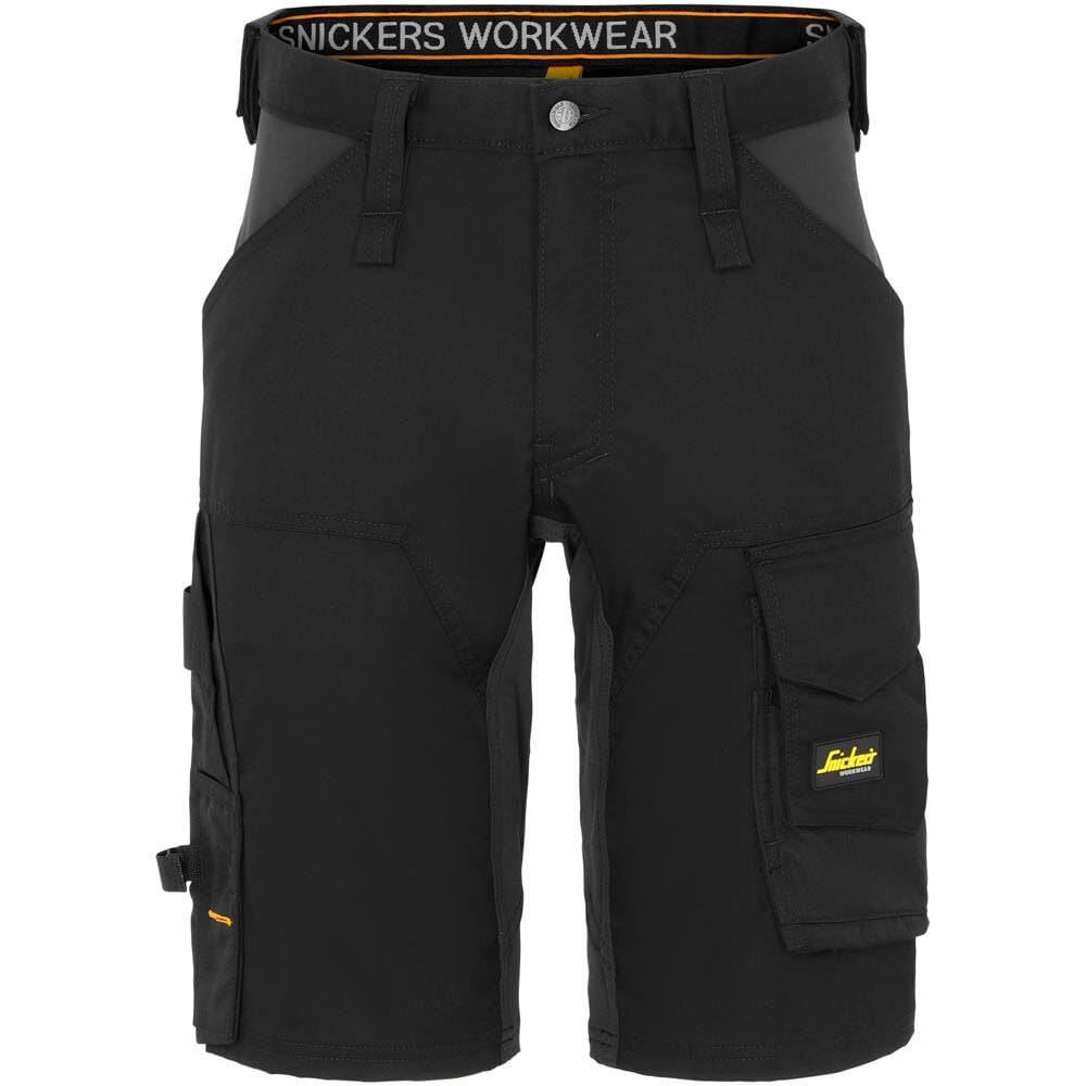 Snickers Allround 6143 Stretch - Korte werkbroek - Zwart - 48 - 82 Snickers Allround 6143 Stretch - Korte werkbroek - Zwart - 48 - 82