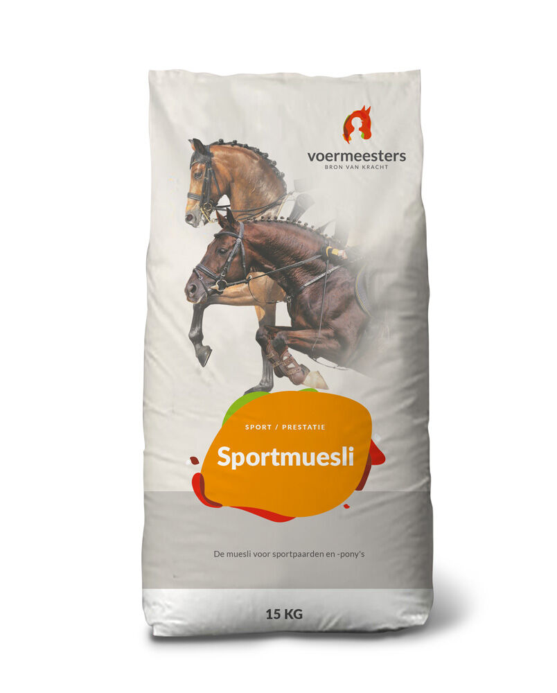 Voermeesters Sportmuesli - Sport/Prestatie - 15 Kilogram - Zak