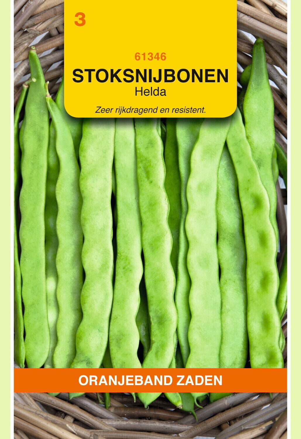Oranjeband zaden Stoksnijbonen Helda - Groentezaden