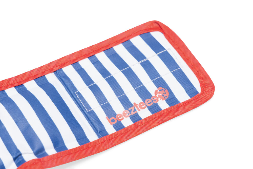 Beeztees - Verkoelingshalsband - M - Blauw - Wit