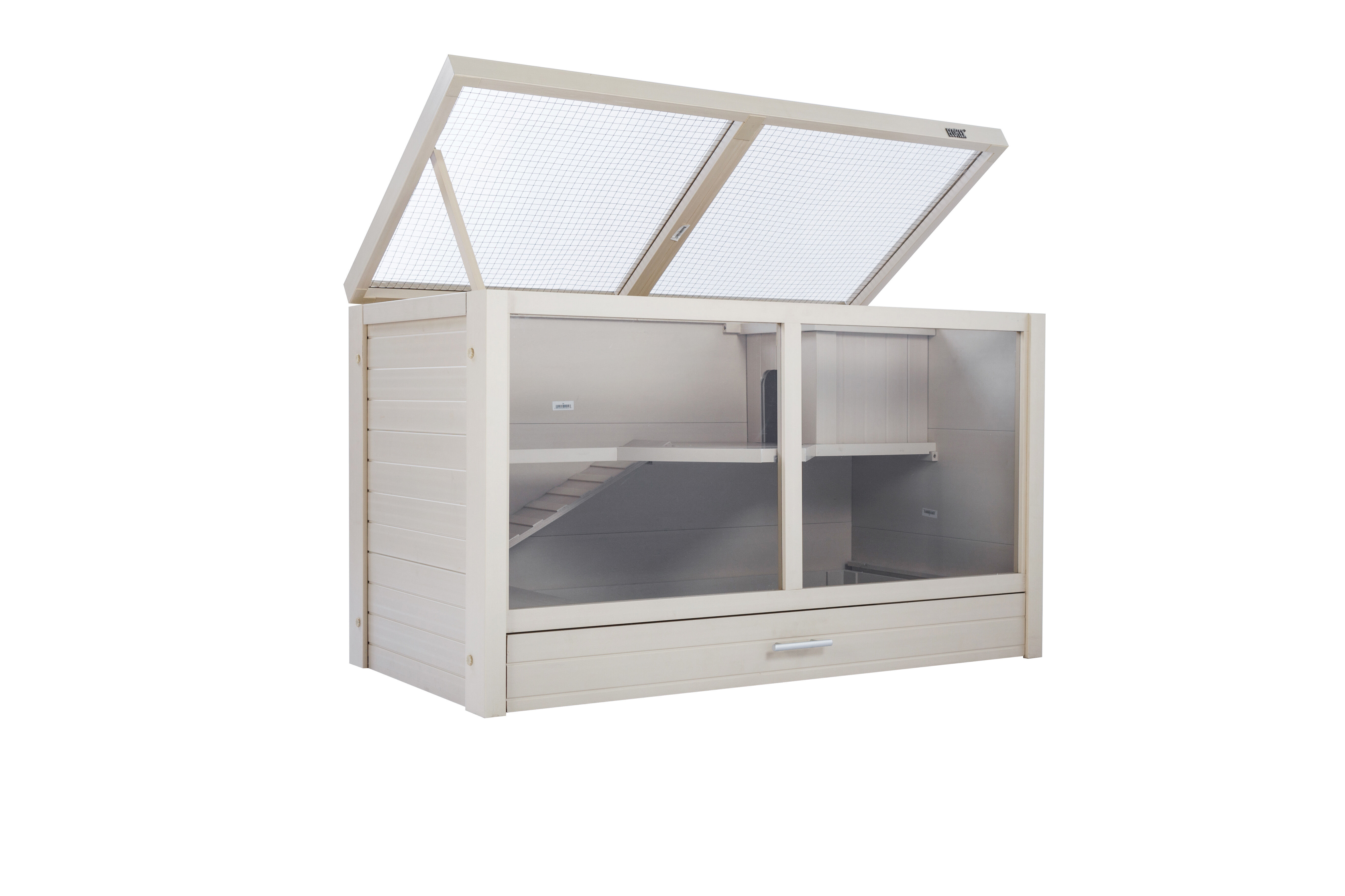 New Age Pet Park Avenue - Konijnenhok meubel - Beige - 60x100x50 cm