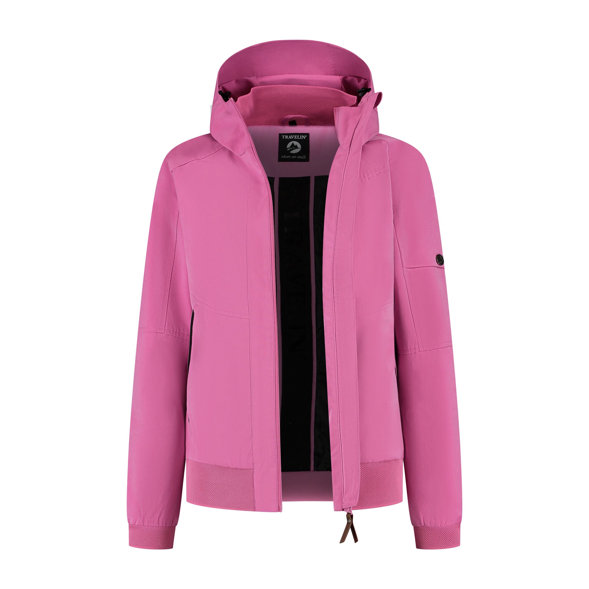 Travelin Halle - Jas - Roze - XL