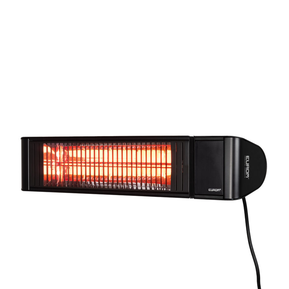 Eurom Golden 2000 Amber Focus - Hangende terrasverwarmer - Zwart - 2000 W