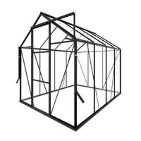Royal Well Kate II Full Options - Tuinkas - Zwart - 217x192x253 cm - Veiligheidsglas