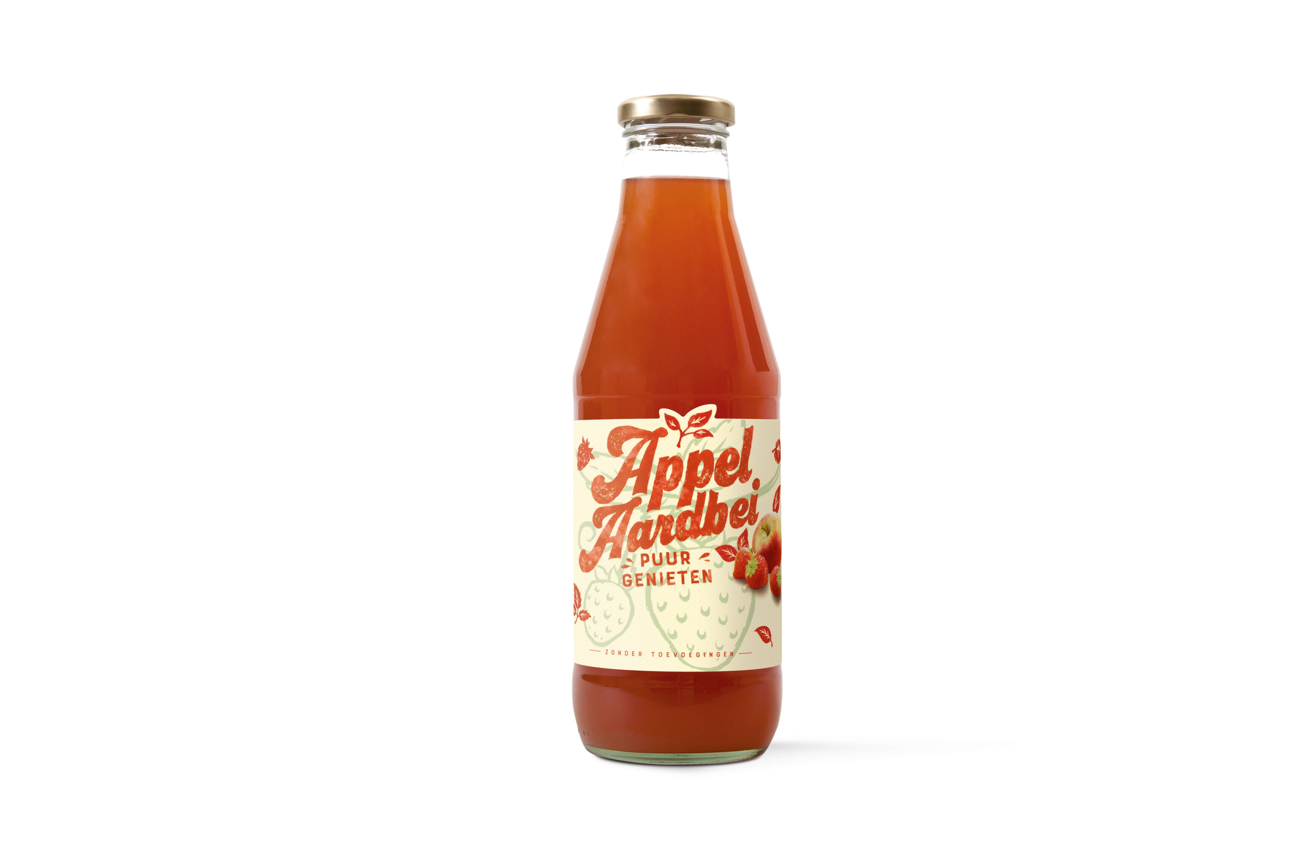 Appel/aardbeiensap 750 ml