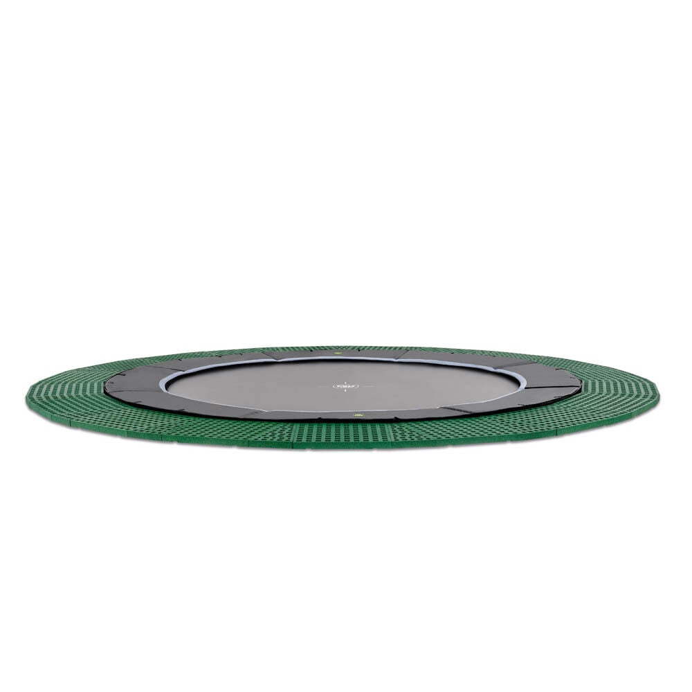 Exit Dynamic - Groundlevel trampoline - Zwart - 427 cm
