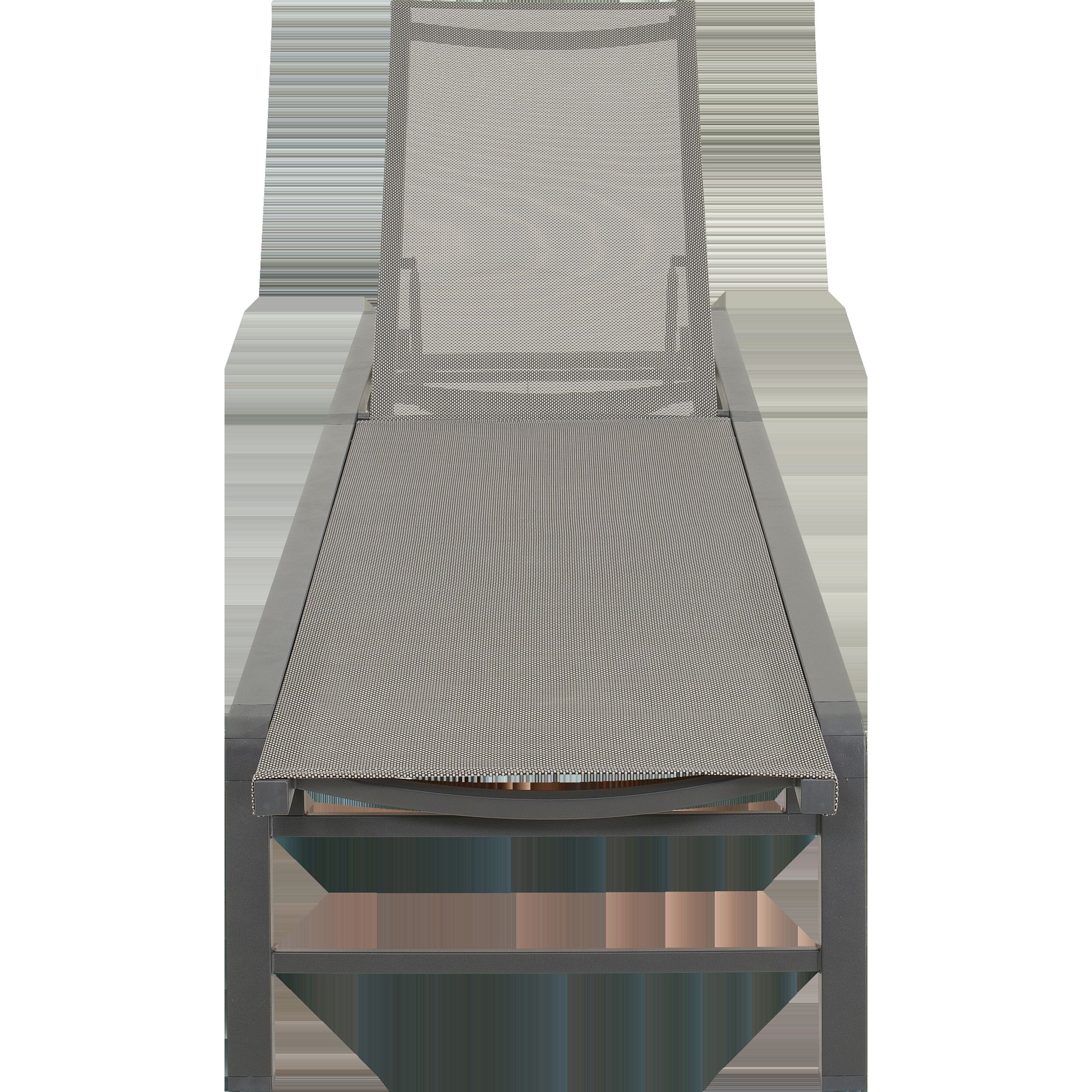 Lesli Living Lazarro - Ligbed - Antraciet - 31x193x56 cm