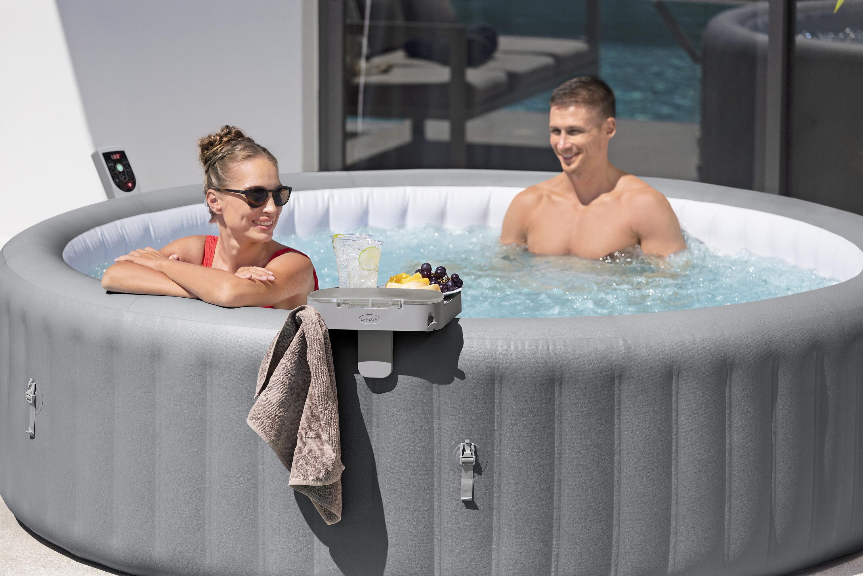 Bestway Lay-Z Spa - 4in1 Accessoire Blad - Grijs - 33.5x35x10.5 cm