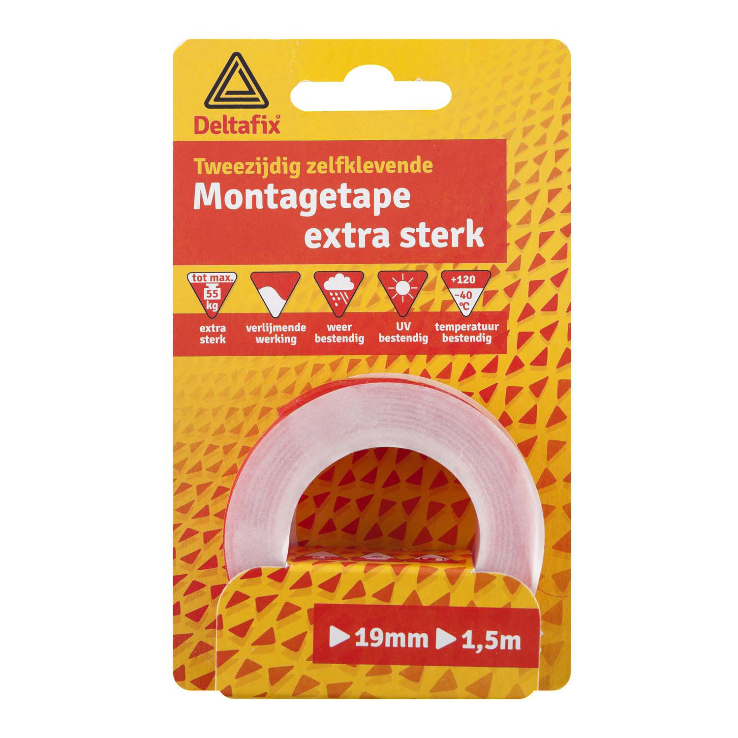 Deltafix Tape Extra Sterk 19mm 1.5m - Tape